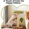 2-in-1 Cat Scratching Post & Bed