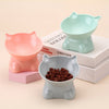 Nordic Tilted Plastic Cat Food Bowl