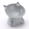 Nordic Tilted Plastic Cat Food Bowl