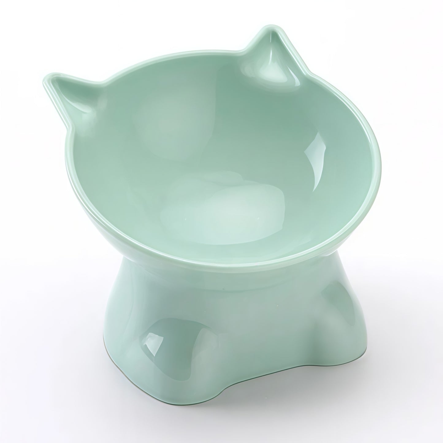 Nordic Tilted Plastic Cat Food Bowl