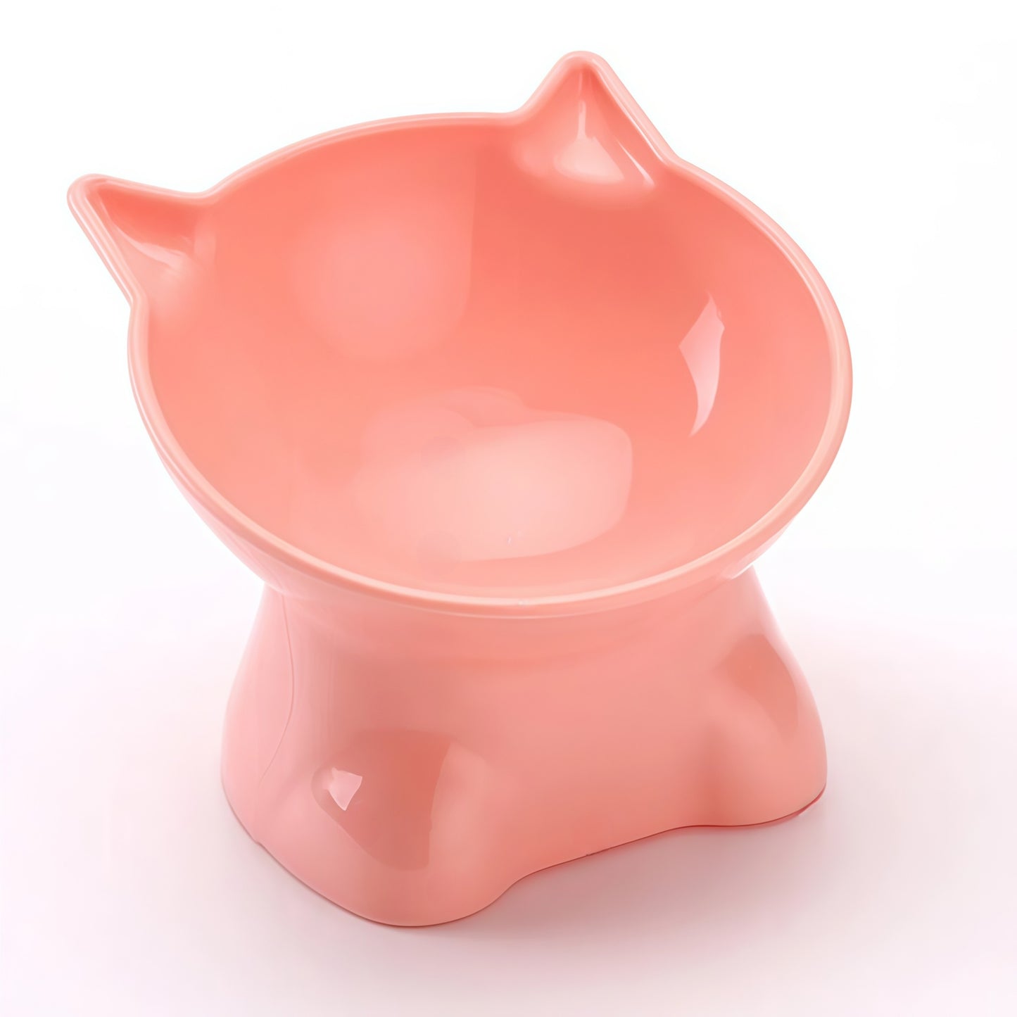 Nordic Tilted Plastic Cat Food Bowl