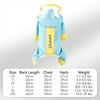 Reflective Waterproof Dog Raincoat With Leash Hole