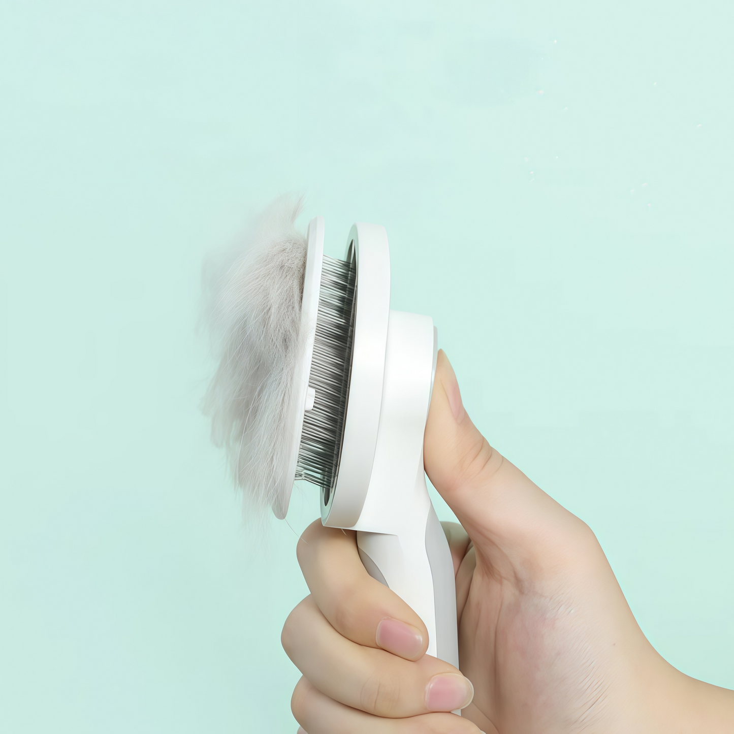 Round-Handle Pet Dematting & Deshedding Comb