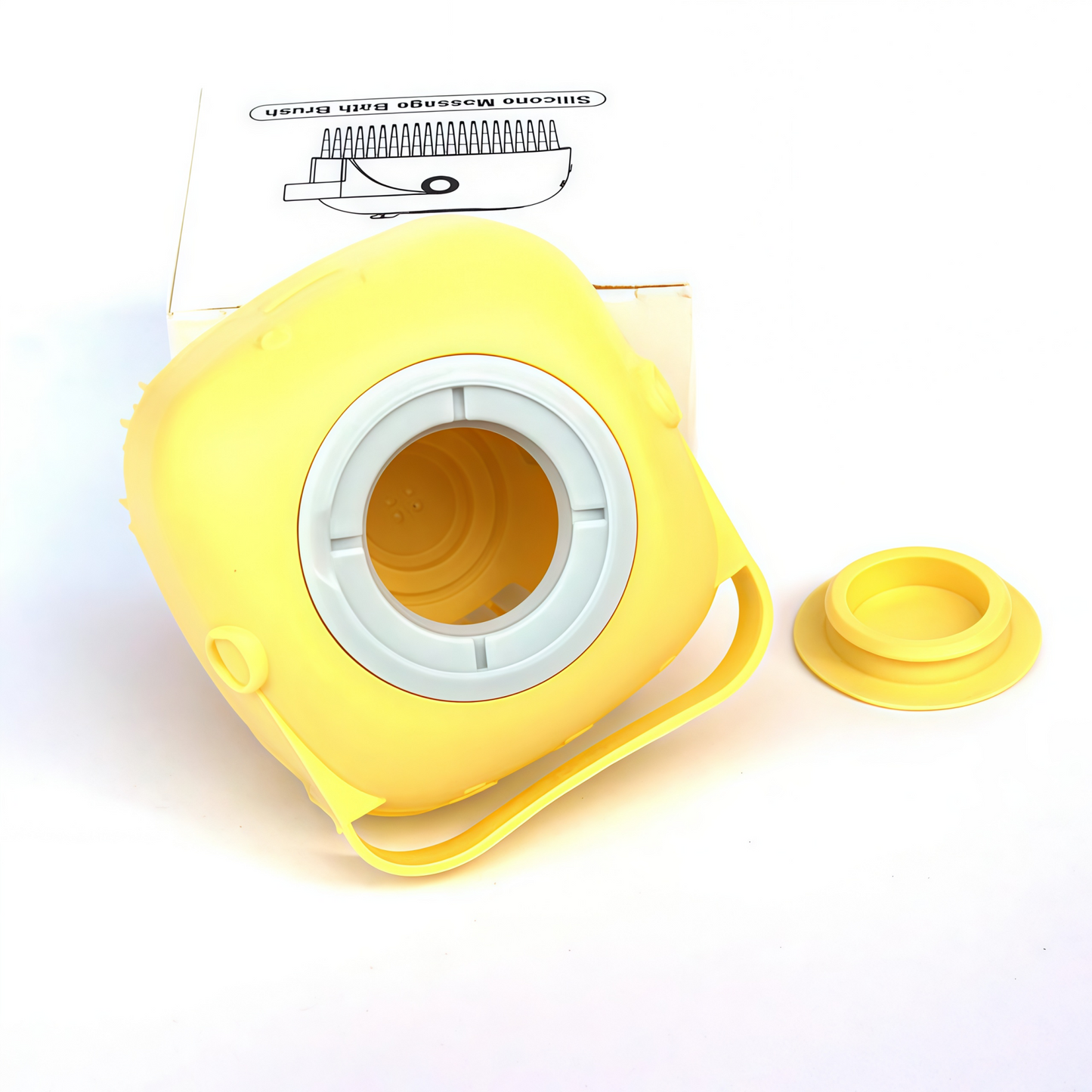 Silicone Pet Bath Brush with Shampoo Dispenser