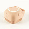 Silicone Pet Bath Brush with Shampoo Dispenser