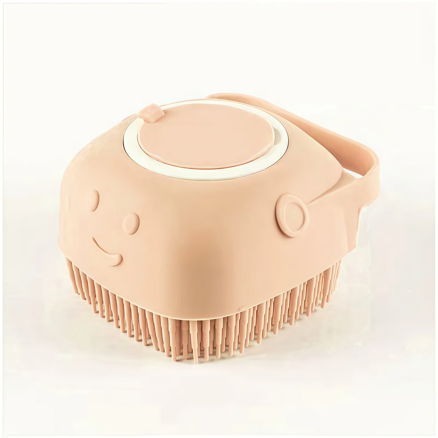 Silicone Pet Bath Brush with Shampoo Dispenser