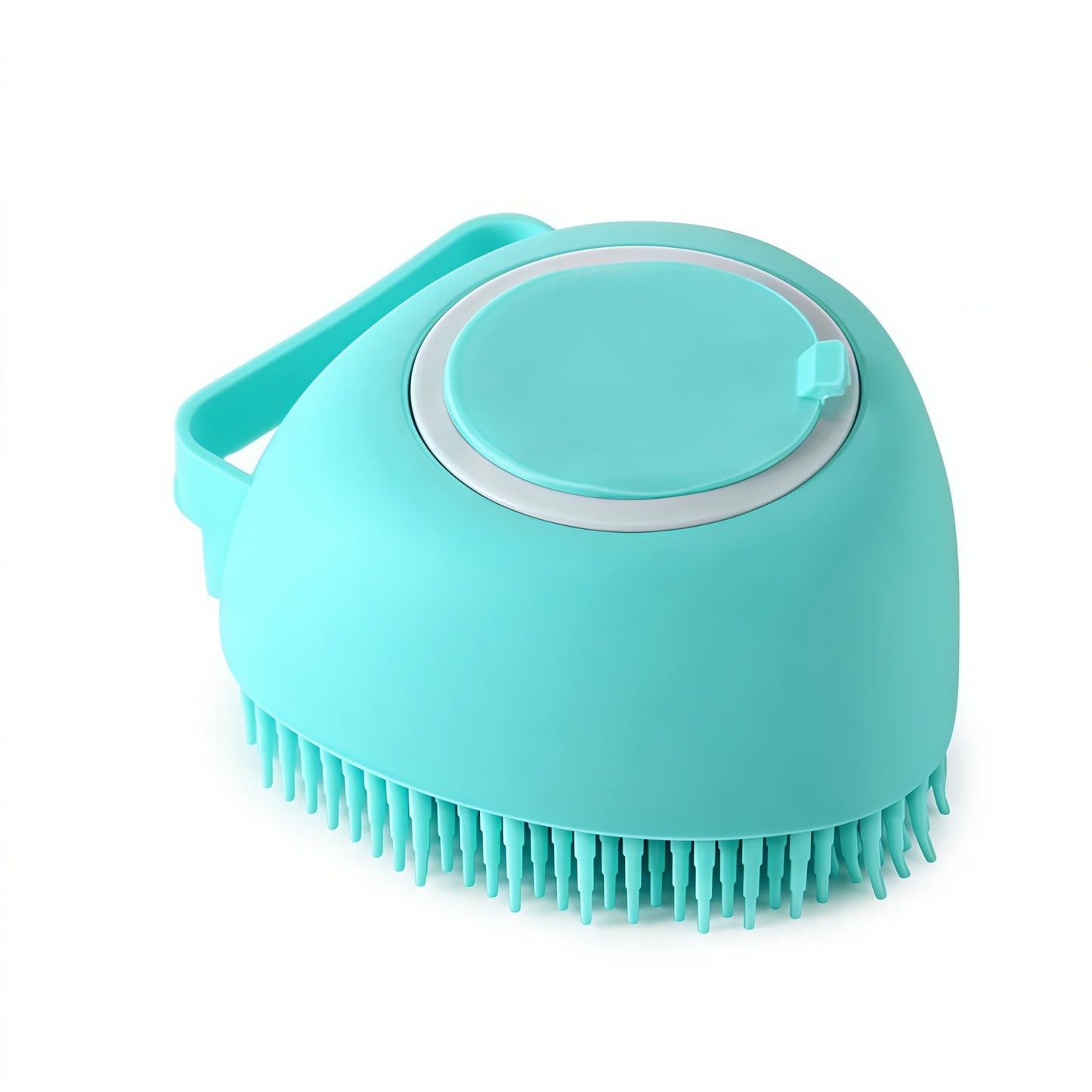 Silicone Pet Bath Brush with Shampoo Dispenser