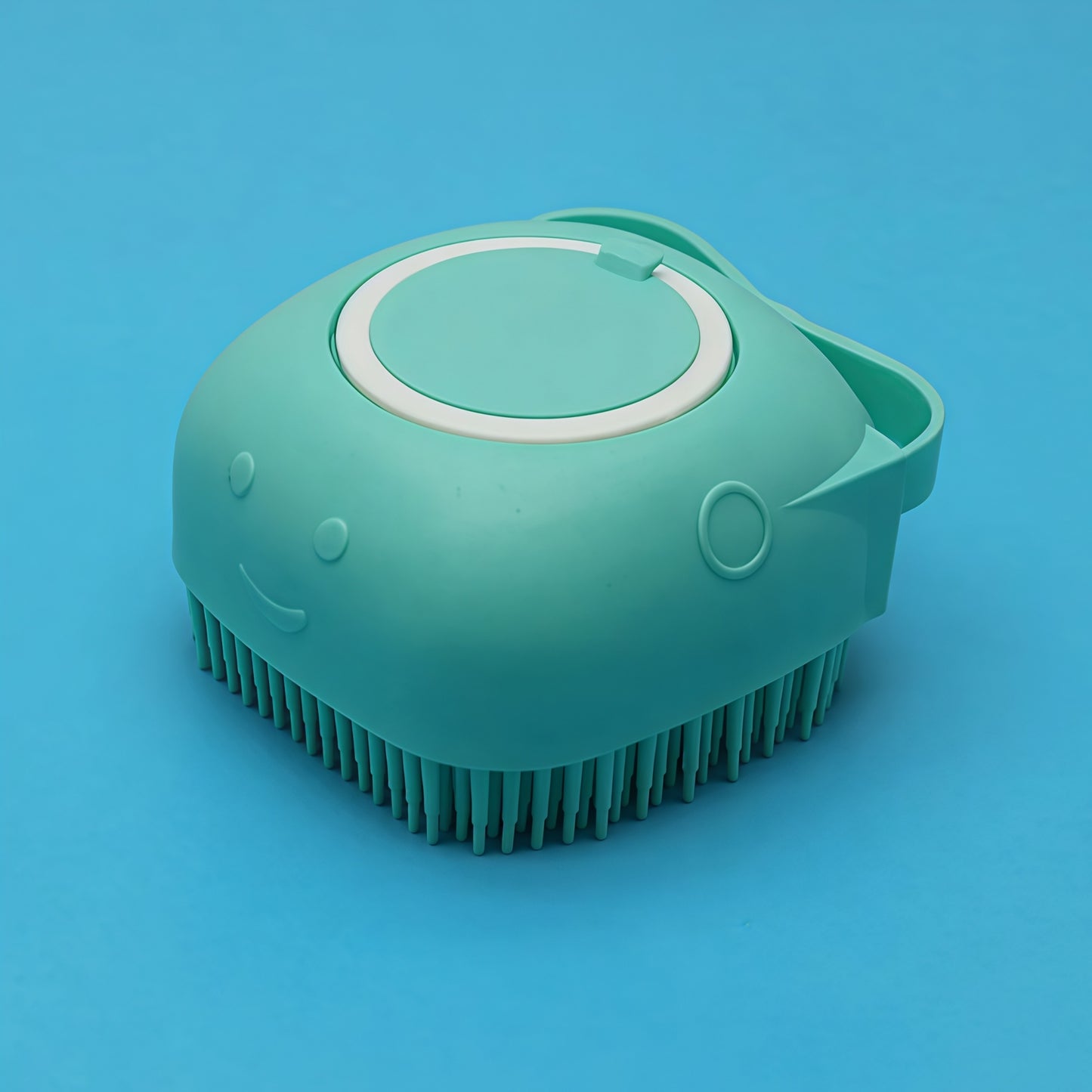 Silicone Pet Bath Brush with Shampoo Dispenser