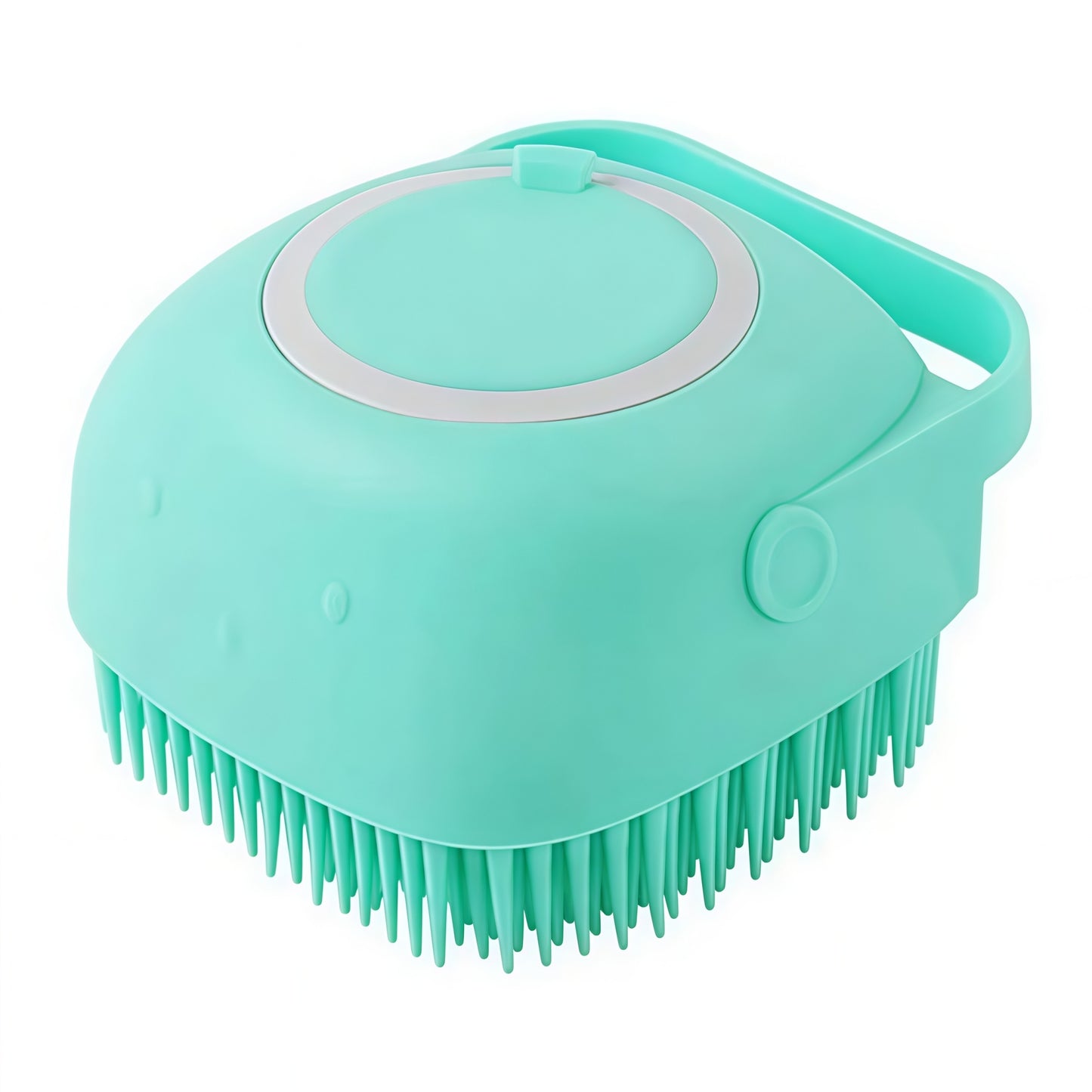 Silicone Pet Bath Brush with Shampoo Dispenser