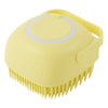 Silicone Pet Bath Brush with Shampoo Dispenser