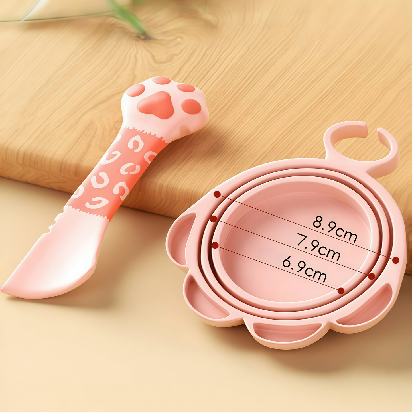 Silicone Cat Can Opener & Preservation Lid Set