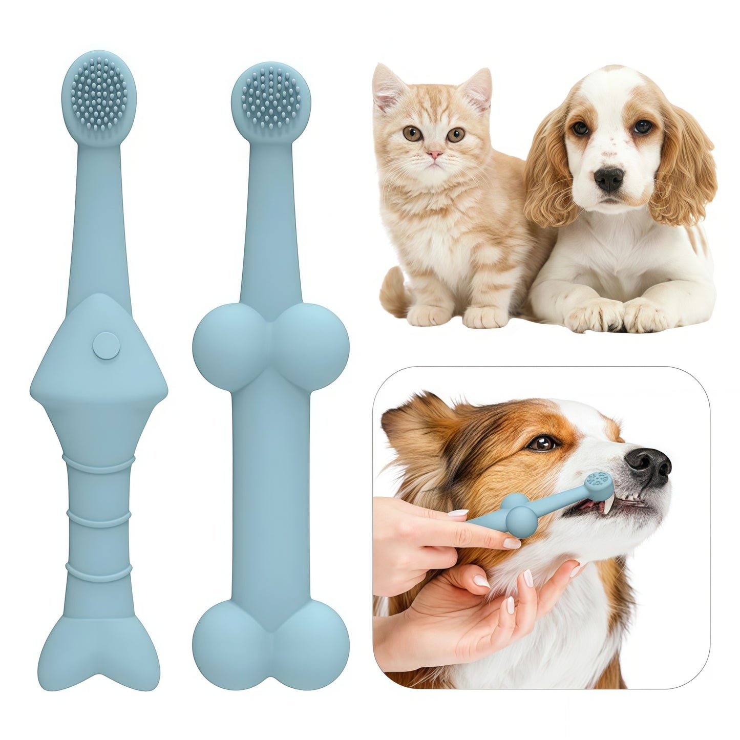 Silicone Pet Finger Toothbrush