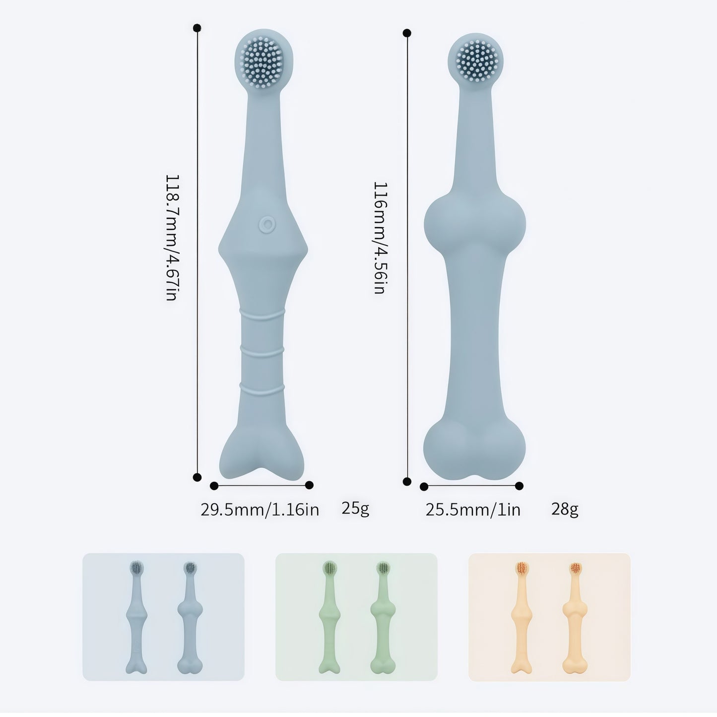 Silicone Pet Finger Toothbrush