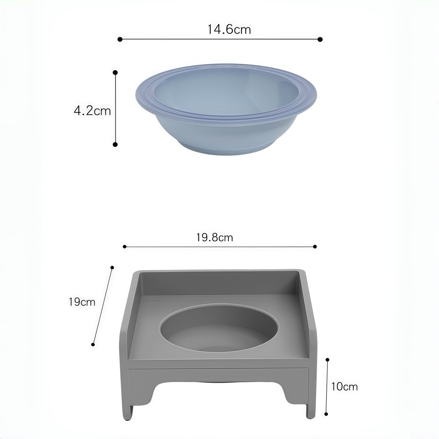 Square Pet Bowl