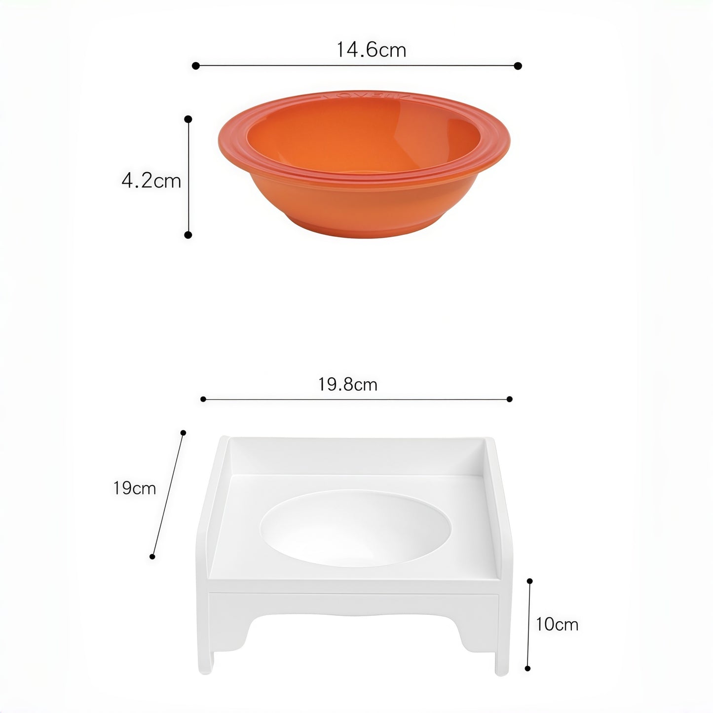 Square Pet Bowl