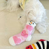 Sock Plush Squeaky Dog Toy