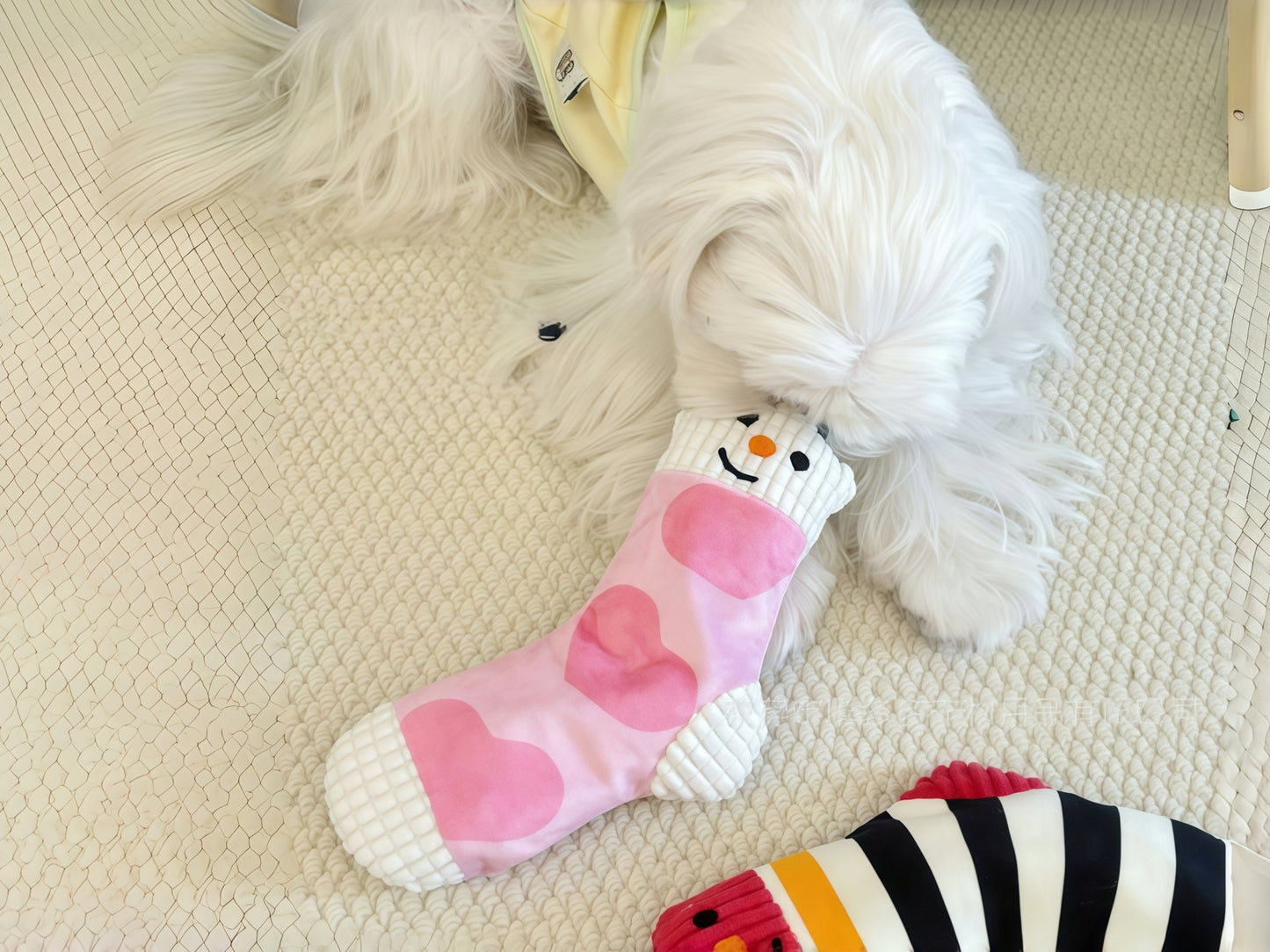 Sock Plush Squeaky Dog Toy