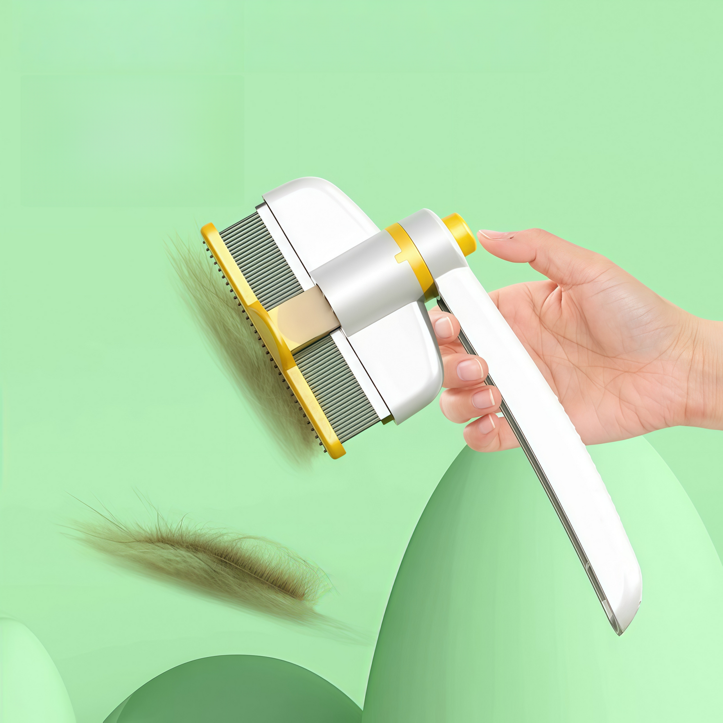 Stainless Steel Fine-Tooth Pet Comb