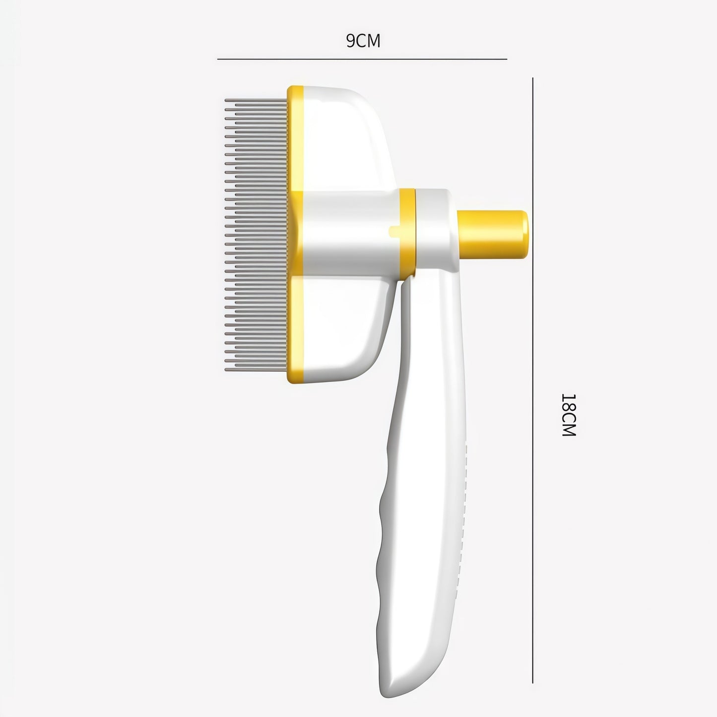 Stainless Steel Fine-Tooth Pet Comb