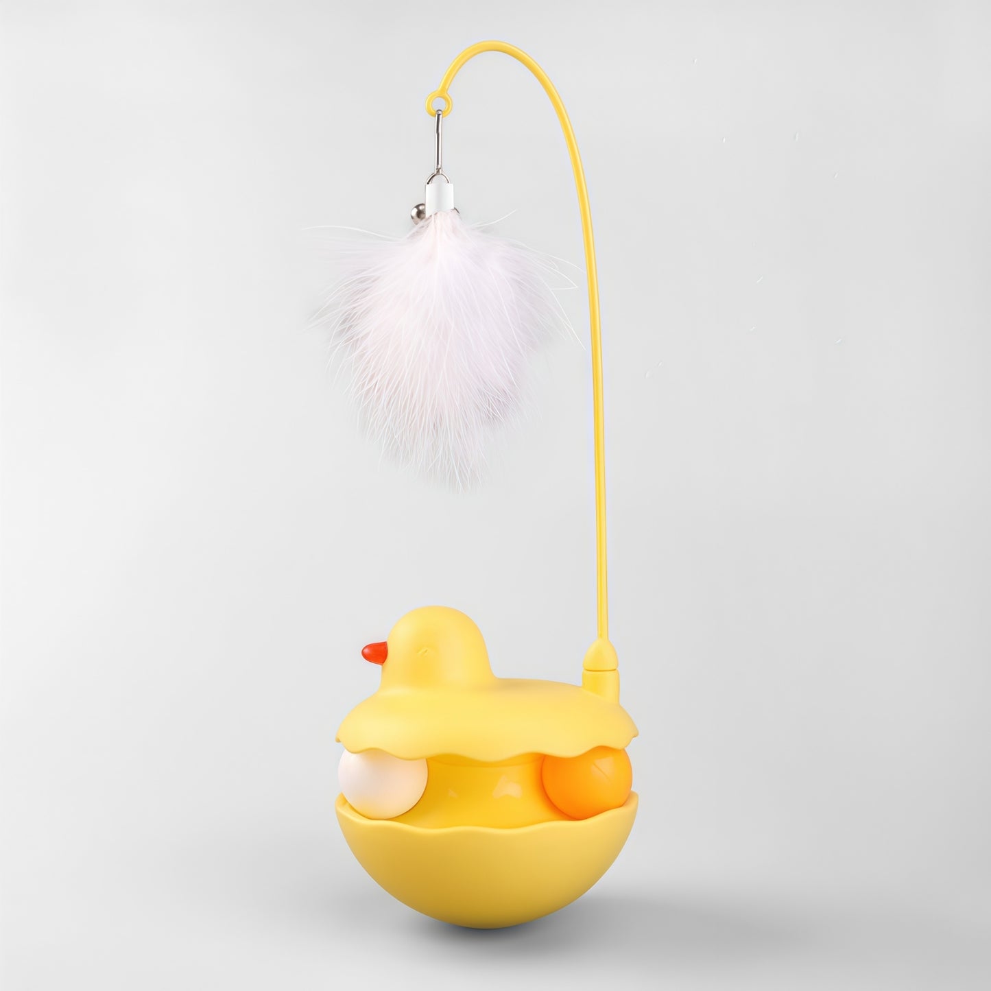 Tumbler Duck Cat Wand Toy for Cats