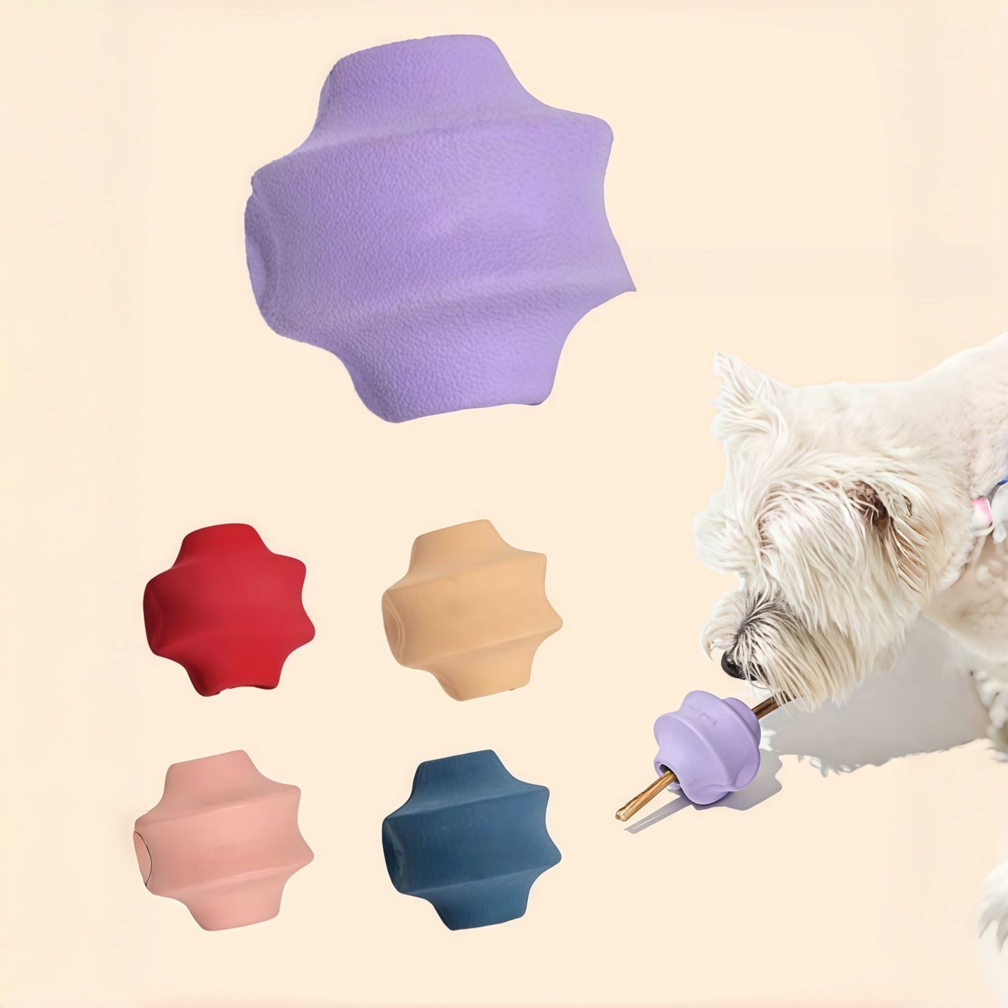 Twist Toss Treat-Holding Fetch Toy