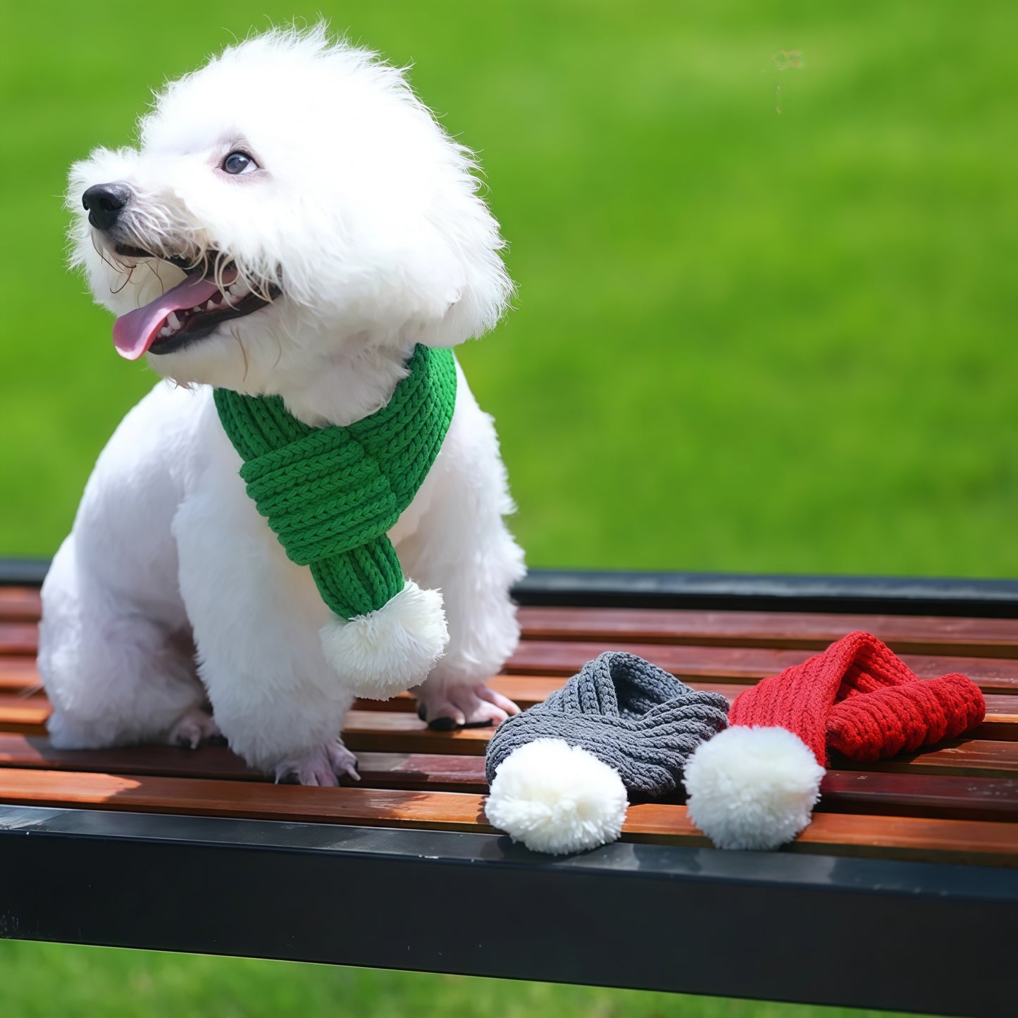 Wool Pet Scarf for Cats & Dogs