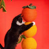 “Good Persimmon” Dual-Post Cat Scratcher Tree